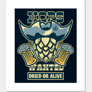 Beer Hops Pirate Posters and Art